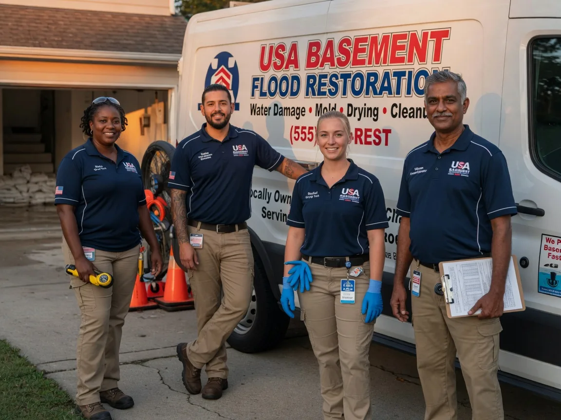 Basement Flood Cleanup company in Mathews, LA